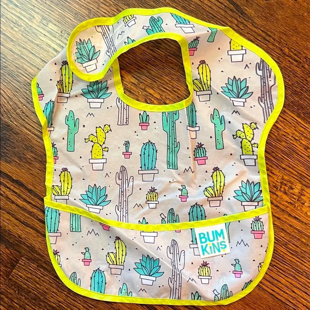 Bundle of Bumkins Fun Print Bib Set - Animals, Sea Life, Bikes, Cacti